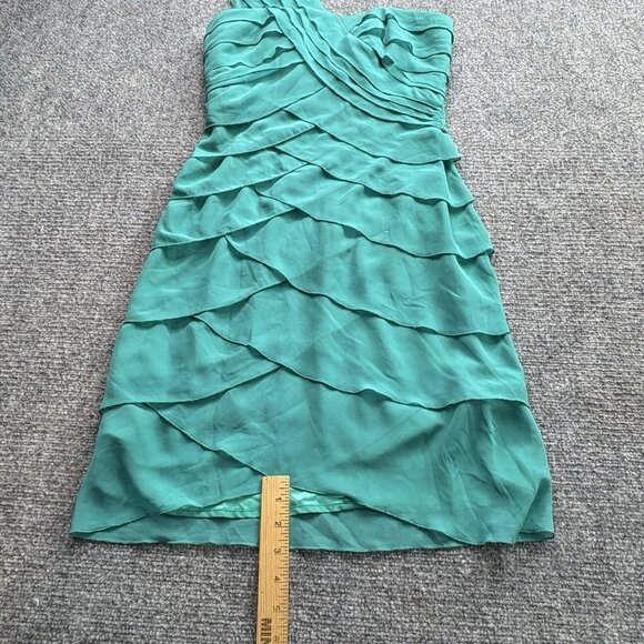 Max & Cleo Dress Womens 4 One Shoulder Chiffon Formal Prom New Years Eve Party - Picture 5 of 16